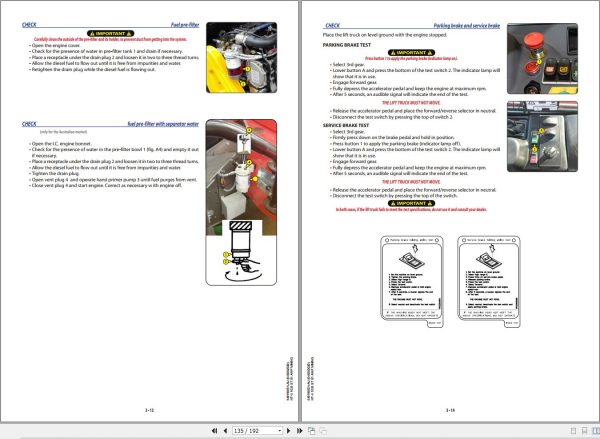 Manitou Telescopic Handlers MT X1033 ST S1 AWP Mining Operators Manual 649190 1