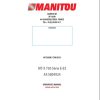 Manitou Telescopic Handlers MT X730 Series E E3 ASS804924 Operator Manual 647558