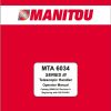 Manitou Telescopic Handlers MTA6034 Series III Operators Manual 50960141A