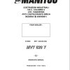 Manitou Telescopic Handlers MVT628T E2 Operators Manual 648369 EN