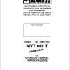 Manitou Telescopic Handlers MVT665T Comfort Line E2 Operator Manual 648261