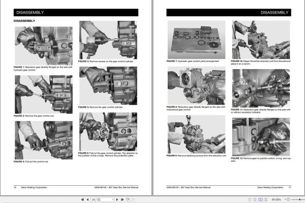 Manitou Transfer Box Type 357 Service Manual 647379EN 1
