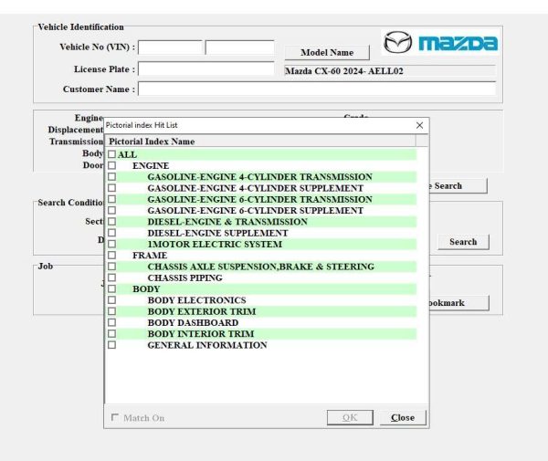 Mazda General EPC 05.2024 Electronic Parts Catalog 3