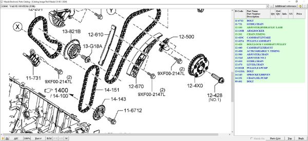 Mazda General EPC 05.2024 Electronic Parts Catalog 7