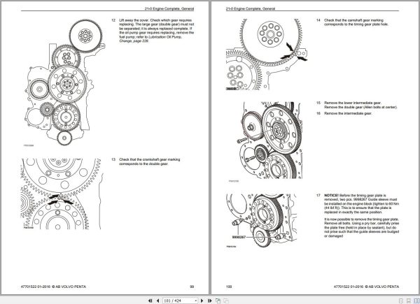 Volvo Penta Engine D13 Group 20 26 Workshop Manual 2