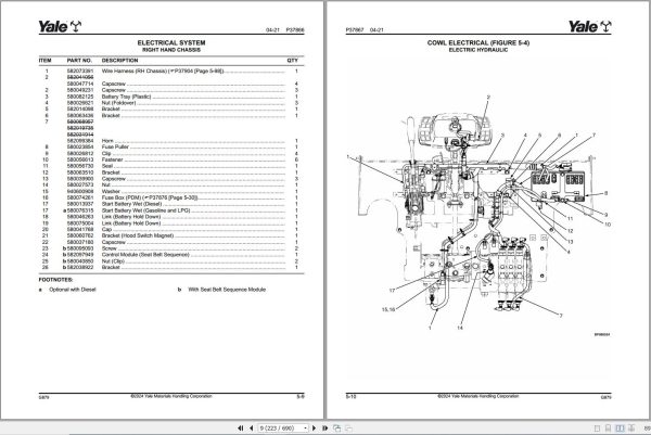 Yale Forklift 1.82GB Collection Parts Manual 2024 4
