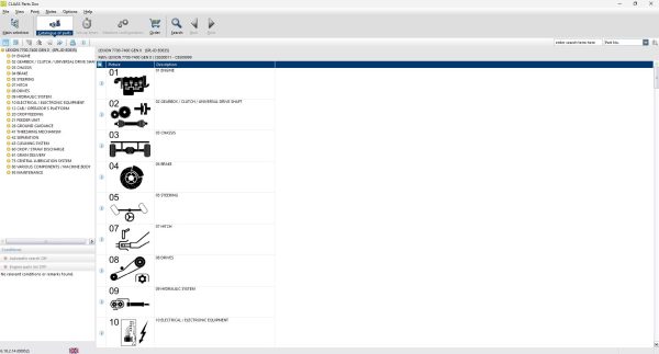 Claas Parts Doc 2.2 10.2024 852 EPC Spare Parts Catalog 2