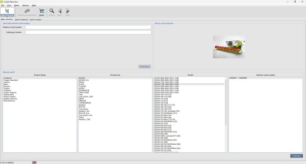 Claas Parts Doc 2.2 10.2024 852 EPC Spare Parts Catalog