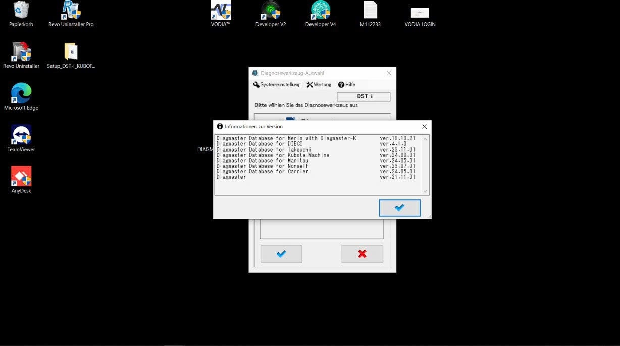 DIAGMASTER 21.11 DATABASE KUBOTA 24.06