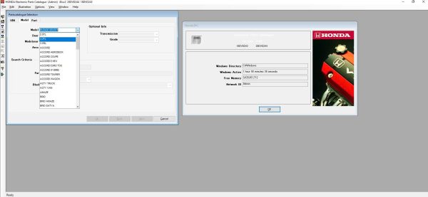 HONDA EPC GENERAL 06.2024 ELECTRONIC PARTS CATALOG DVD 4