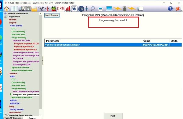 Isuzu G IDSS IDSS E IDSS Error Solution 8