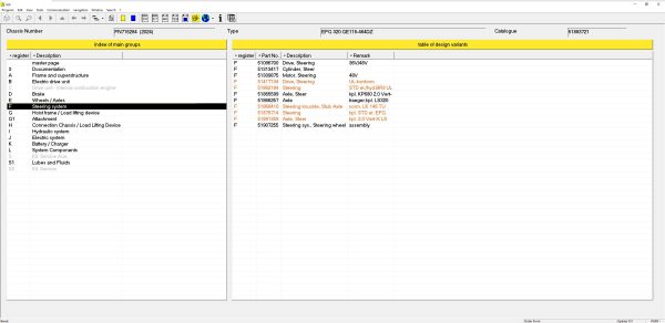 JUNGHEINRICH JETI ForkLift ET v4.37 531 10.2024 Spare Parts Catalog 3