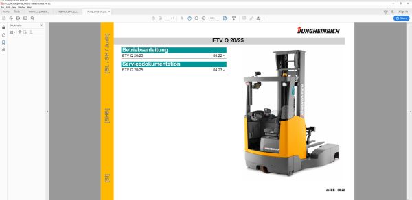 JUNGHEINRICH JETI SH v4.37.09 DE10 09.2024 Service Information 5