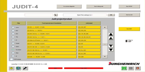 Jungheinrich JETI Judit ForkLift v4.37.009 09.2023 Diagnostic Software 1