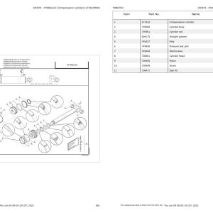 Manitou Telehandler MLT 1040 145 PS JD ST4 S1 Parts Catalog 647600 1