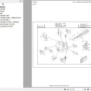 Manitou Telehandler MLT 523 MONO ULTRA SB E2 Parts Catalog 239922MOD