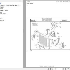 Manitou Telehandler MLT 523 TURBO SB E2 USA Parts Catalog 547904