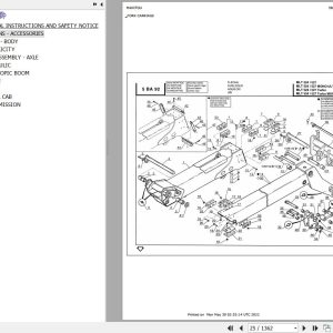 Manitou Telehandler MLT 524 MONO ULTRA Parts Catalog 547106