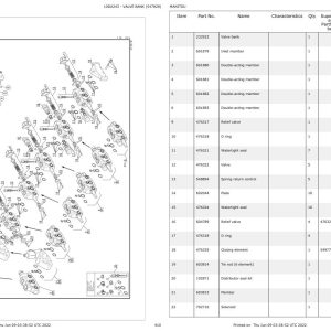 Manitou Telehandler MLT 526 TURBO SA Parts Catalog 547777 1