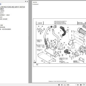 Manitou Telehandler MLT 626 TURBO S2 Parts Catalog 47949