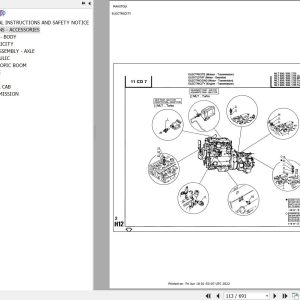 Manitou Telehandler MLT 626 TURBO S3 Parts Catalog 547001