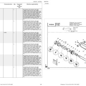 Manitou Telehandler MLT 626 TURBO S3 Parts Catalog 547001 1