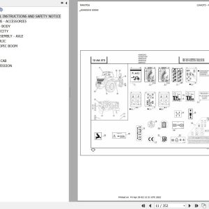 Manitou Telehandler MLT 627 COMPACT SB E2 USA Parts Catalog 547906