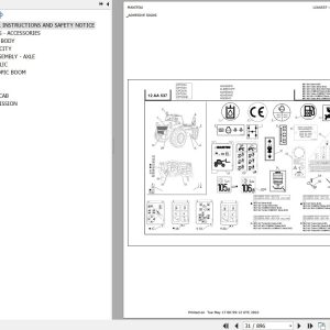 Manitou Telehandler MLT 627 TURBO COMPACT SB E2 Parts Catalog 547884