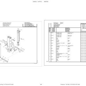 Manitou Telehandler MLT 627 TURBO COMPACT SB E2 Parts Catalog 547884 1