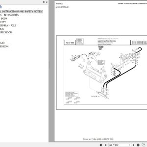 Manitou Telehandler MLT 627 TURBO EVOLUTION 20P SC E3 Parts Catalog 647001