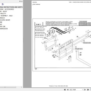 Manitou Telehandler MLT 627 TURBO EVOLUTION 24P SC E3 Parts Catalog 647001