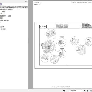 Manitou Telehandler MLT 627 TURBO SB E2 Parts Catalog 547884