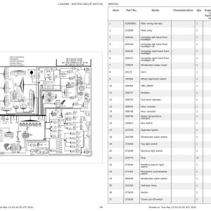 Manitou Telehandler MLT 629 24P ST3 Parts Catalog 647178 1