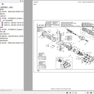 Manitou Telehandler MLT 629 633 730 732 932 LS TURBO SA Parts Catalog 547785