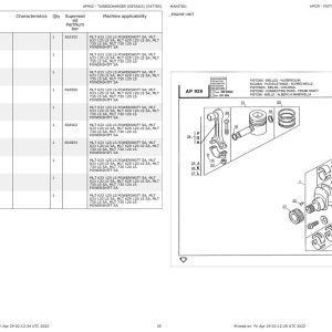 Manitou Telehandler MLT 629 LS S.A to MLT 120 LS PS S.A Parts Catalog 547785 1