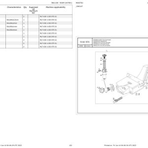 Manitou Telehandler MLT 630 115D ST5 S1 Parts Catalog 647861 1