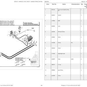 Manitou Telehandler MLT 633 120 LS TURBO Parts Catalog 547628 1