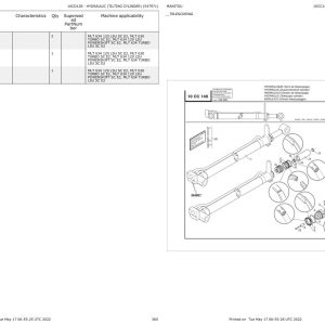 Manitou Telehandler MLT 634 120 LSU SC E2 Parts Catalog 547971 1
