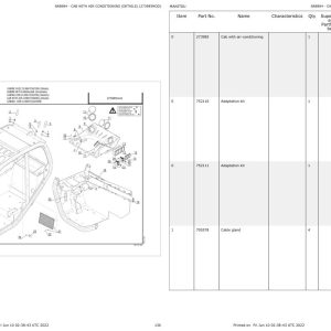 Manitou Telehandler MLT 634 120 LSU SD E3 Parts Catalog 547977 1