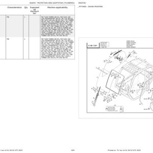 Manitou Telehandler MLT 634 120 LSU SE E3 Parts Catalog 647056 1