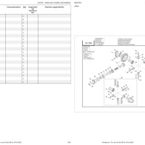 Manitou Telehandler MLT 634 TURBO LSU SE E3 Parts Catalog 647056 1