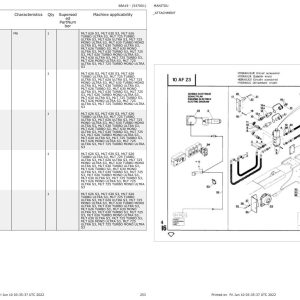 Manitou Telehandler MLT 725 S3 Parts Catalog 547001 1
