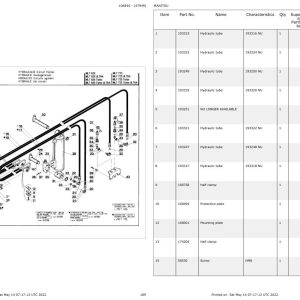 Manitou Telehandler MLT 725 TURBO S2 Parts Catalog 47949 1