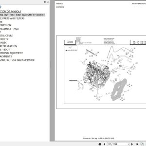 Manitou Telehandler MLT 730 115D V ST4 S1 Parts Catalog 647630