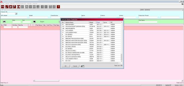 Mitsubishi MMC ASA 08.2024 All Regions Electronic Parts Catalog 2