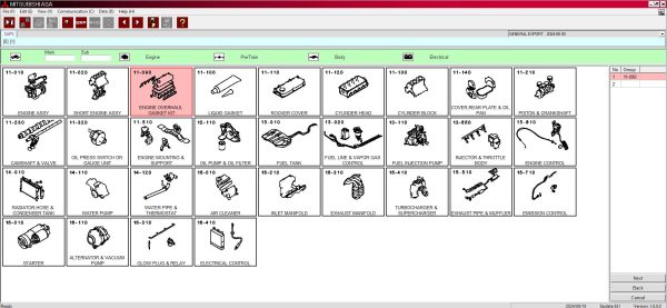 Mitsubishi MMC ASA 08.2024 All Regions Electronic Parts Catalog 5