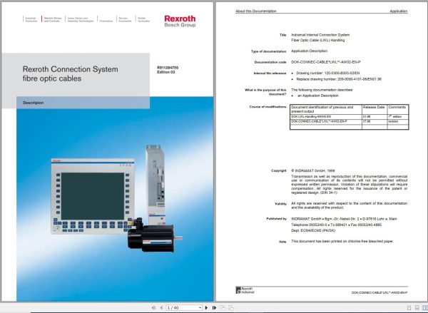 Rexroth Electric Drives and Controls Operating Assembly Instruction 5.21GB PDF 3