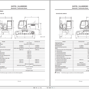 Hitachi Excavator Zaxis ZX210 5B Parts Catalog Technical Operation Manual Workshop Manual Electrical Hydraulic Diagrams 3