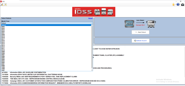 Isuzu IDSS USA 12.2024 Diagnostic Service System 2