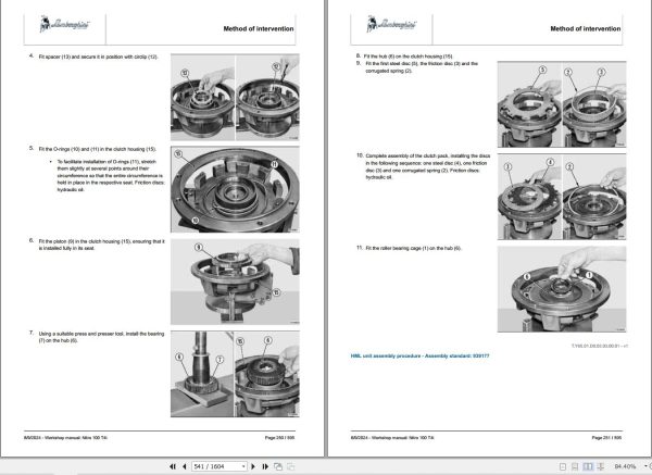 Lamborghini Tractor Nitro 100 T4i Workshop Manual and Wiring Diagrams 2